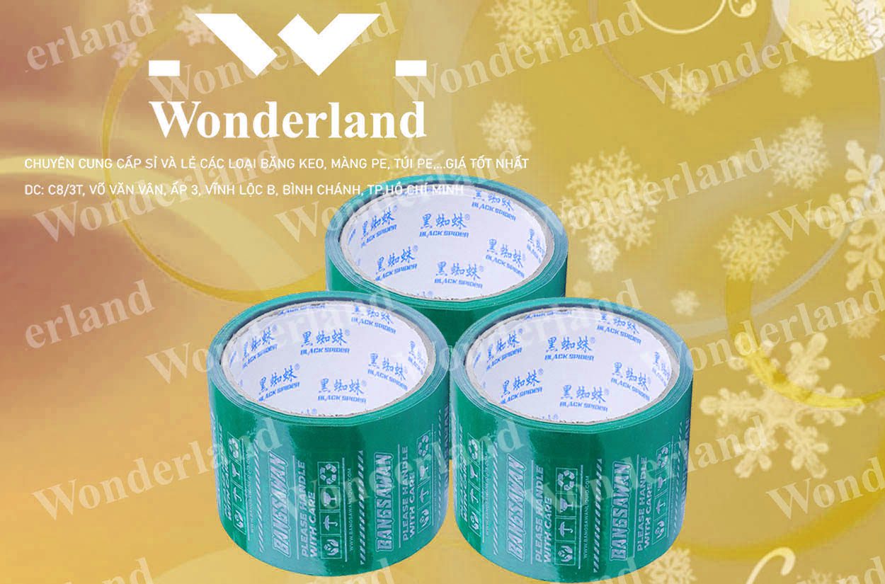 BĂNG KEO IN LOGO SIZE 80MM WONDERLAND GIÁ RẺ NHẤT