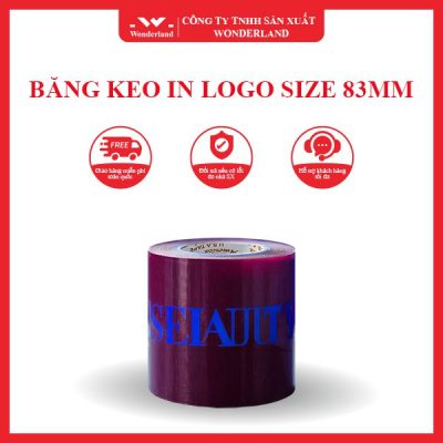 BĂNG KEO IN LOGO SIZE 83MM WONDERLAND