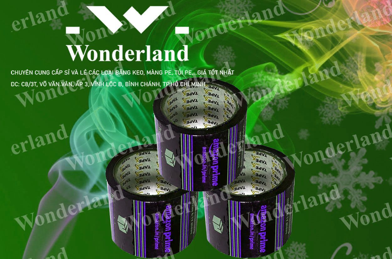 BĂNG KEO IN LOGO SIZE 84MM WONDERLAND GIÁ RẺ NHẤT