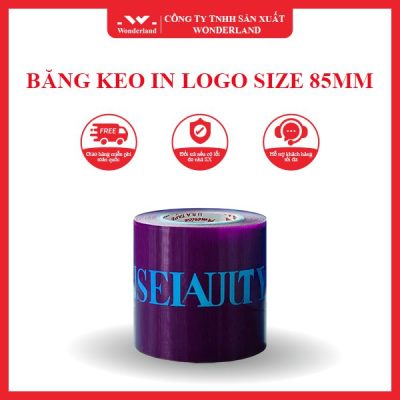 BĂNG KEO IN LOGO SIZE 85MM WONDERLAND