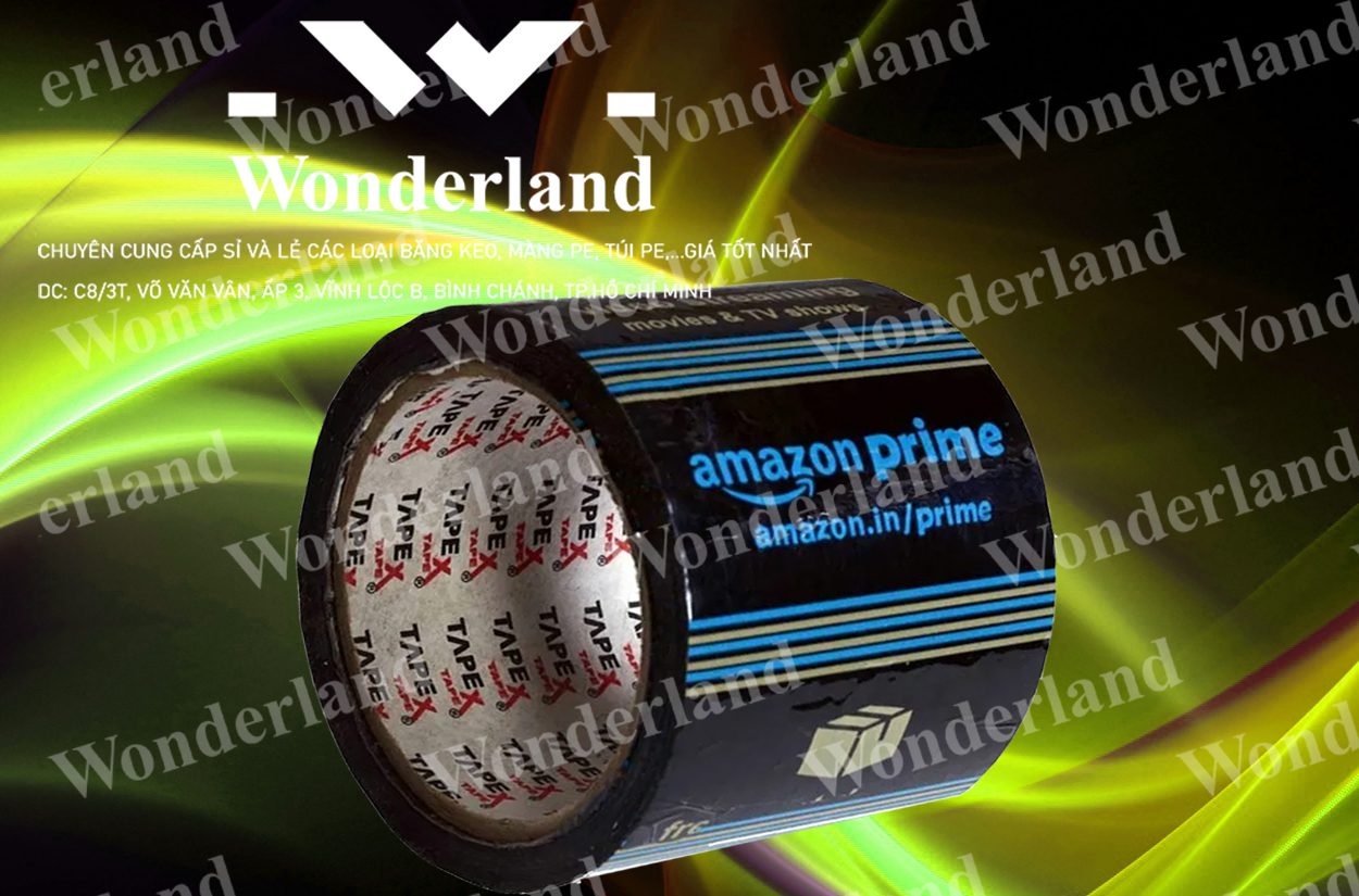 BĂNG KEO IN LOGO SIZE 86MM WONDERLAND CHẤT LƯỢNG HÀNG ĐẦU
