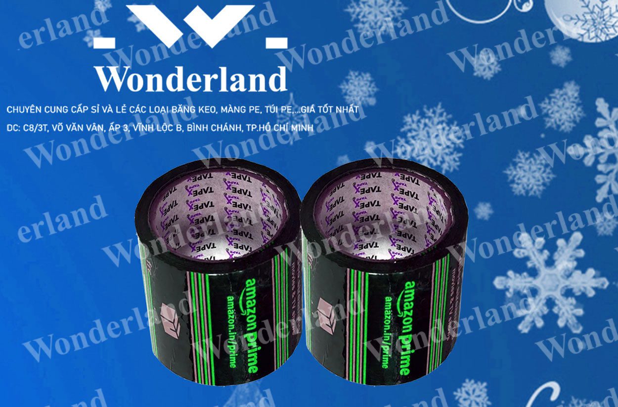 BĂNG KEO IN LOGO SIZE 86MM WONDERLAND CHẤT LƯỢNG