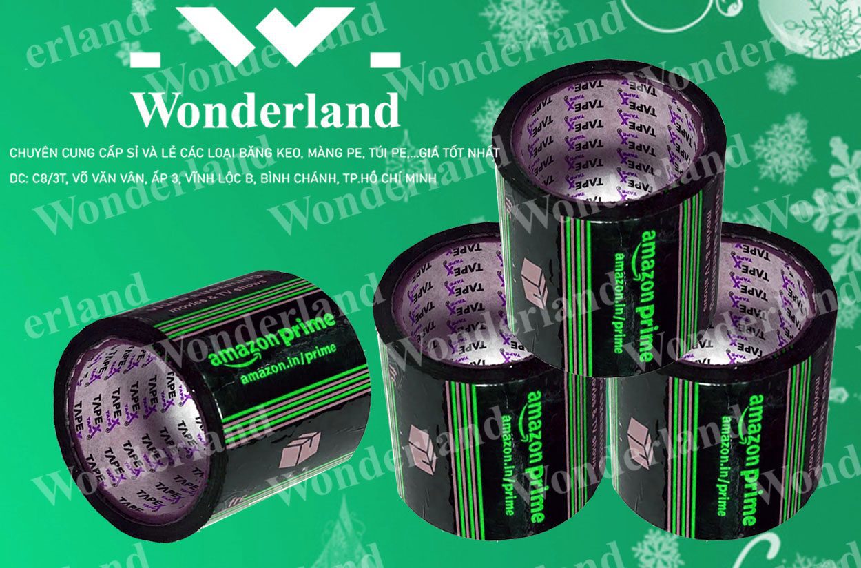 BĂNG KEO IN LOGO SIZE 86MM WONDERLAND GIÁ SỈ