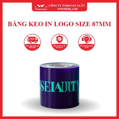 BĂNG KEO IN LOGO SIZE 87MM WONDERLAND