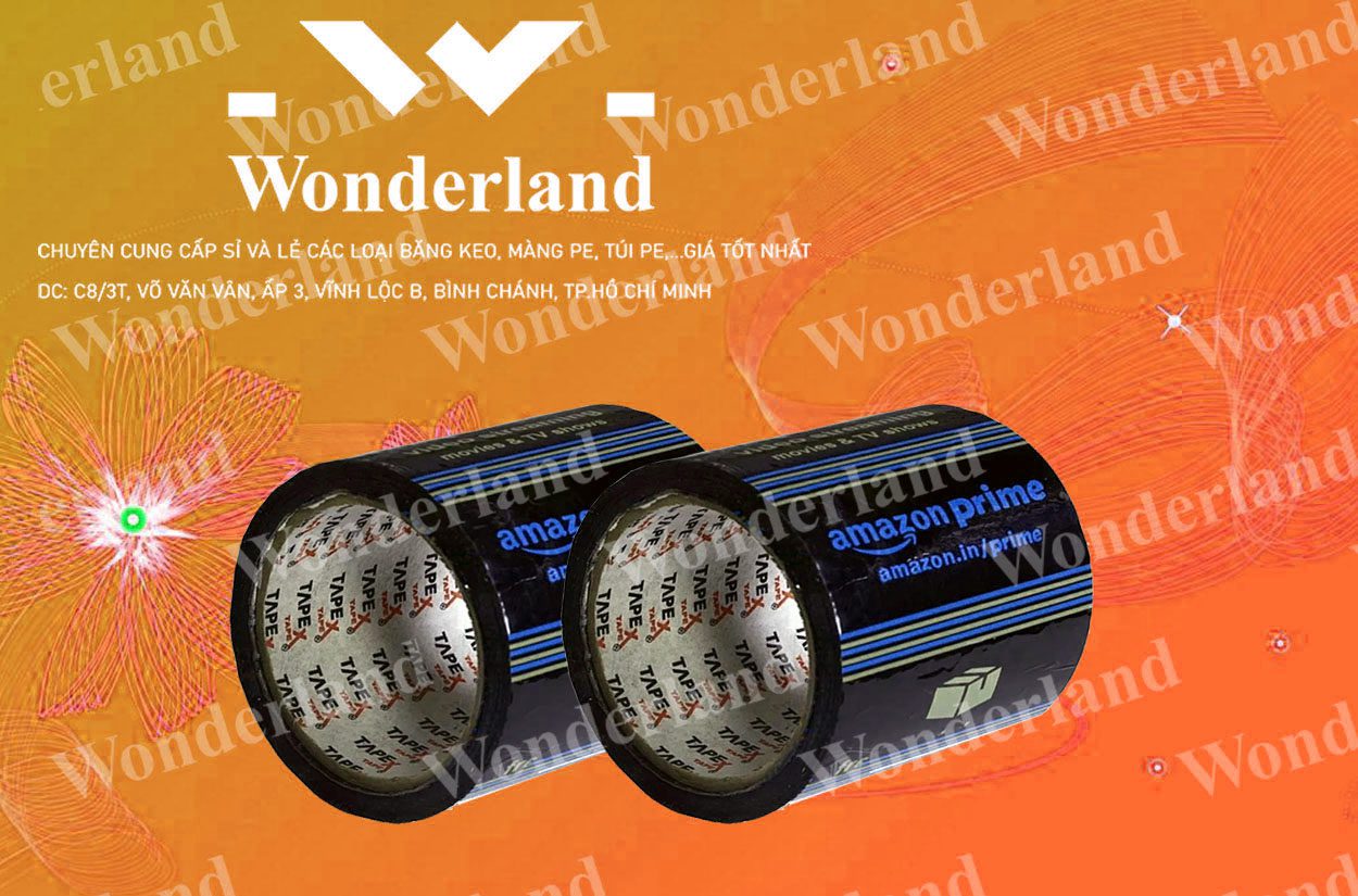 BĂNG KEO IN LOGO SIZE 88MM WONDERLAND CHẤT LƯỢNG TỐT