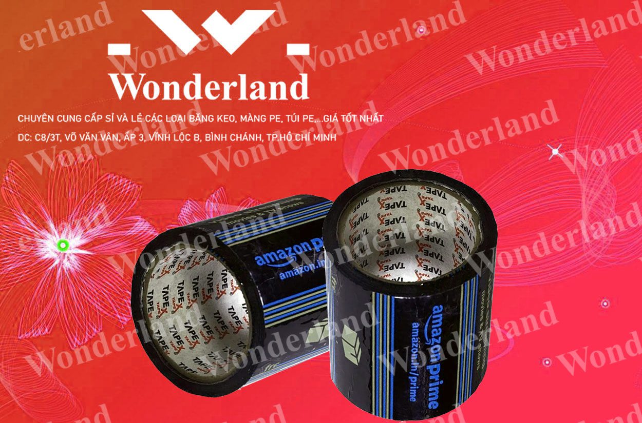BĂNG KEO IN LOGO SIZE 88MM WONDERLAND GIÁ RẺ NHẤT