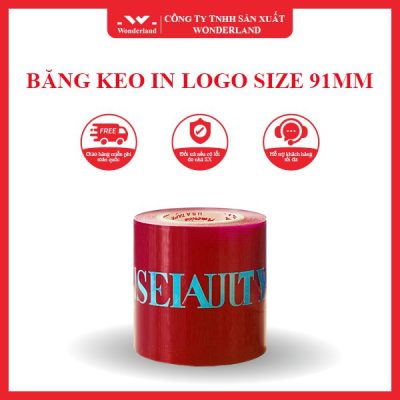 BĂNG KEO IN LOGO SIZE 91MM WONDERLAND