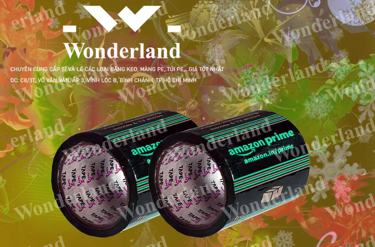BĂNG KEO IN LOGO SIZE 94MM WONDERLAND CHẤT LƯỢNG