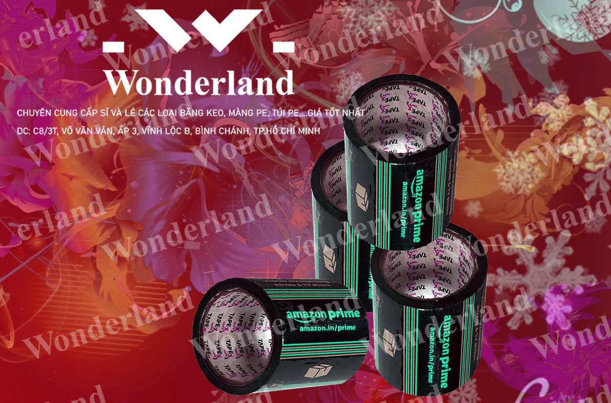 BĂNG KEO IN LOGO SIZE 94MM WONDERLAND GIÁ SỈ