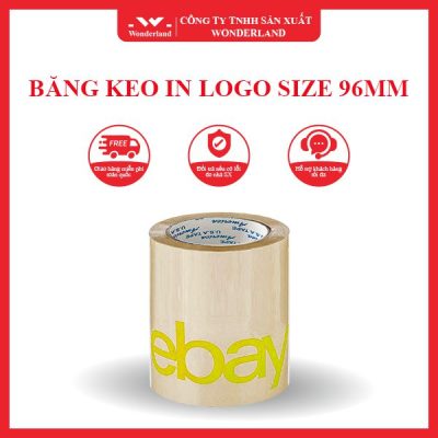 BĂNG KEO IN LOGO SIZE 96MM WONDERLAND
