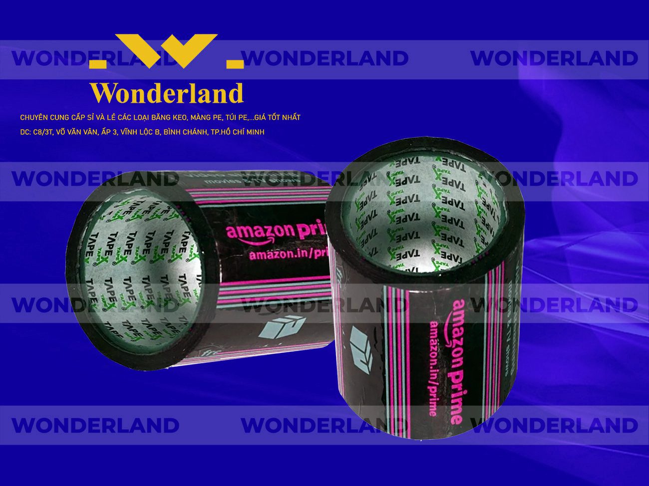 BĂNG KEO IN LOGO SIZE 97MM WONDERLAND GIÁ SỈ