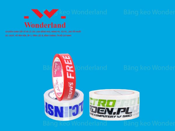 BĂNG KEO IN LOGO,THƯƠNG HIỆU 100Y GIÁ SỈ TỐT NHẤT TẠI WONDERLAND
