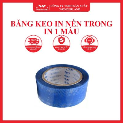 BĂNG KEO IN NỀN TRONG IN 1 MÀU WONDERLAND