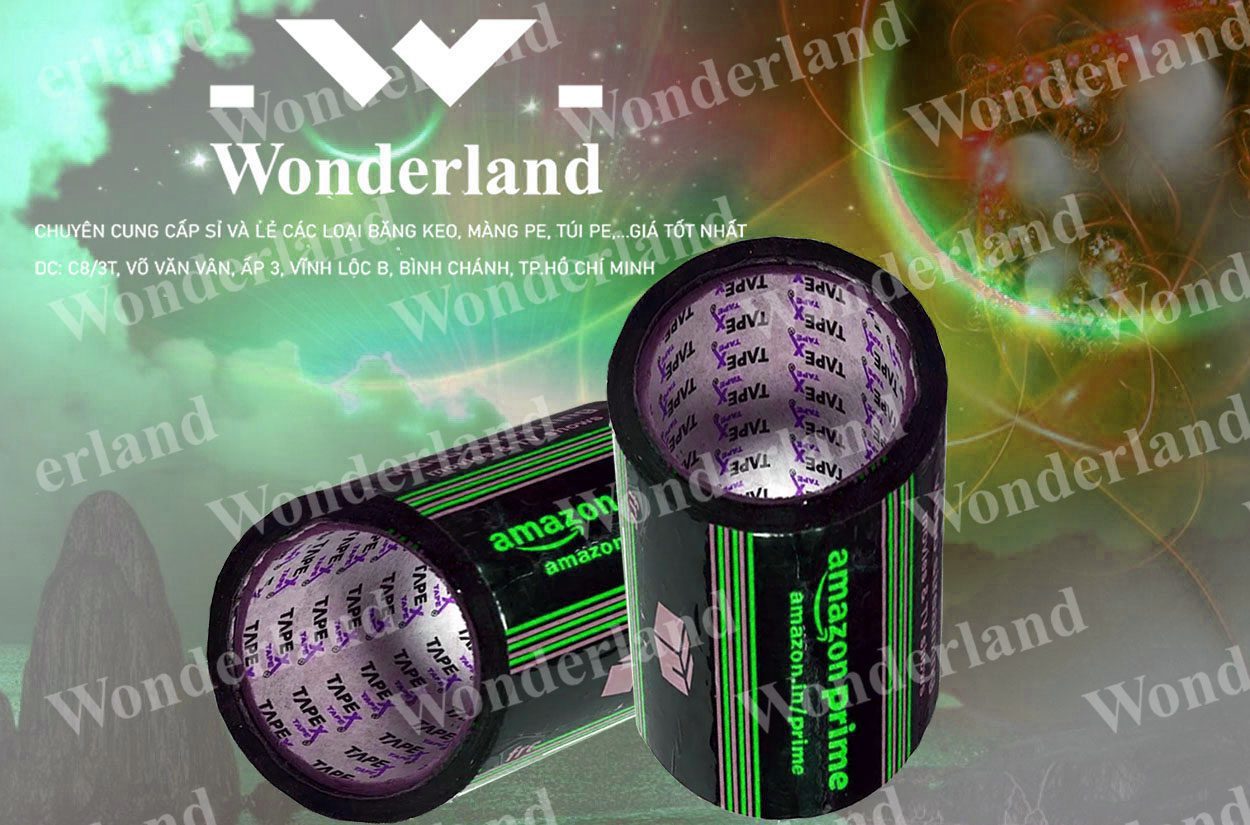 BĂNG KEO IN SIZE 100MM WONDERLAND CHẤT LƯỢNG CAO NHẤT