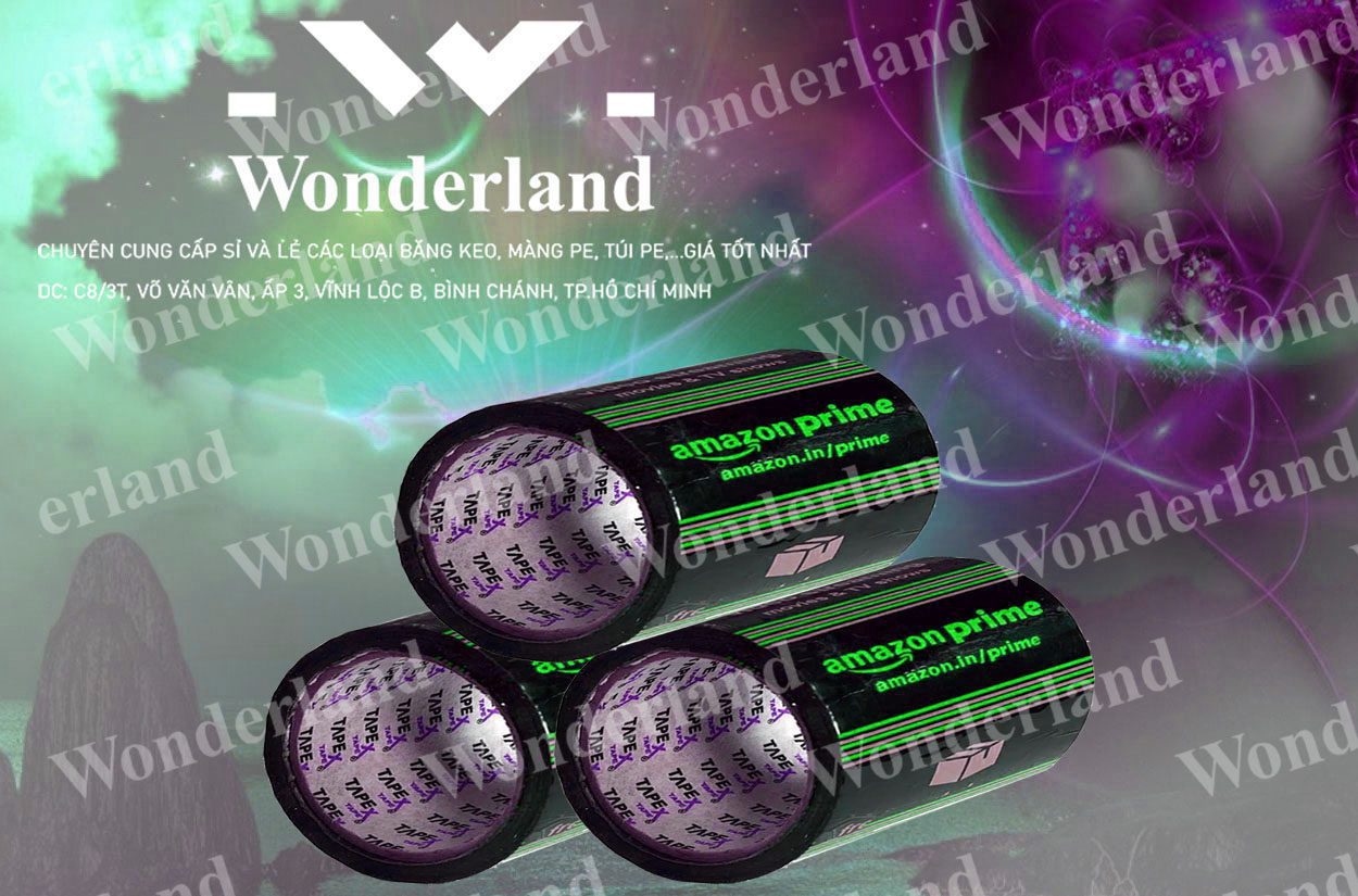 BĂNG KEO IN SIZE 100MM WONDERLAND GIÁ CẠNH TRANH NHẤT