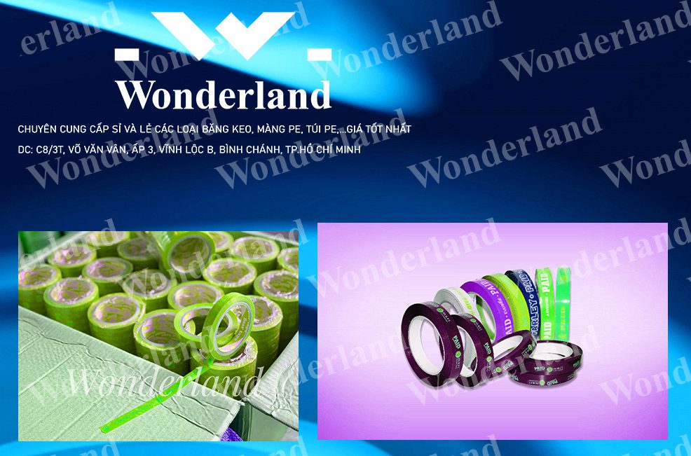 BĂNG KEO IN SIZE 10MM WONDERLAND GIÁ TỐT