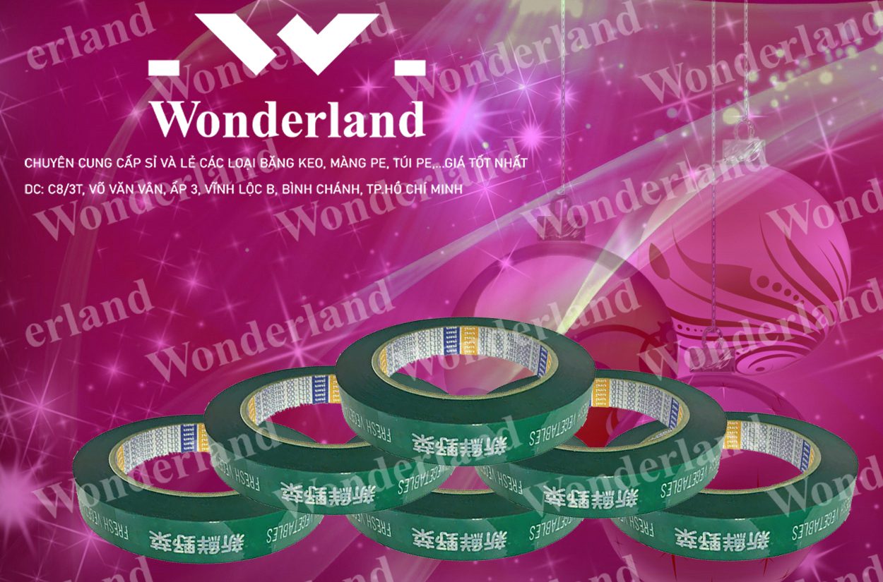BĂNG KEO IN SIZE 11MM WONDERLAND GIÁ RẺ NHẤT