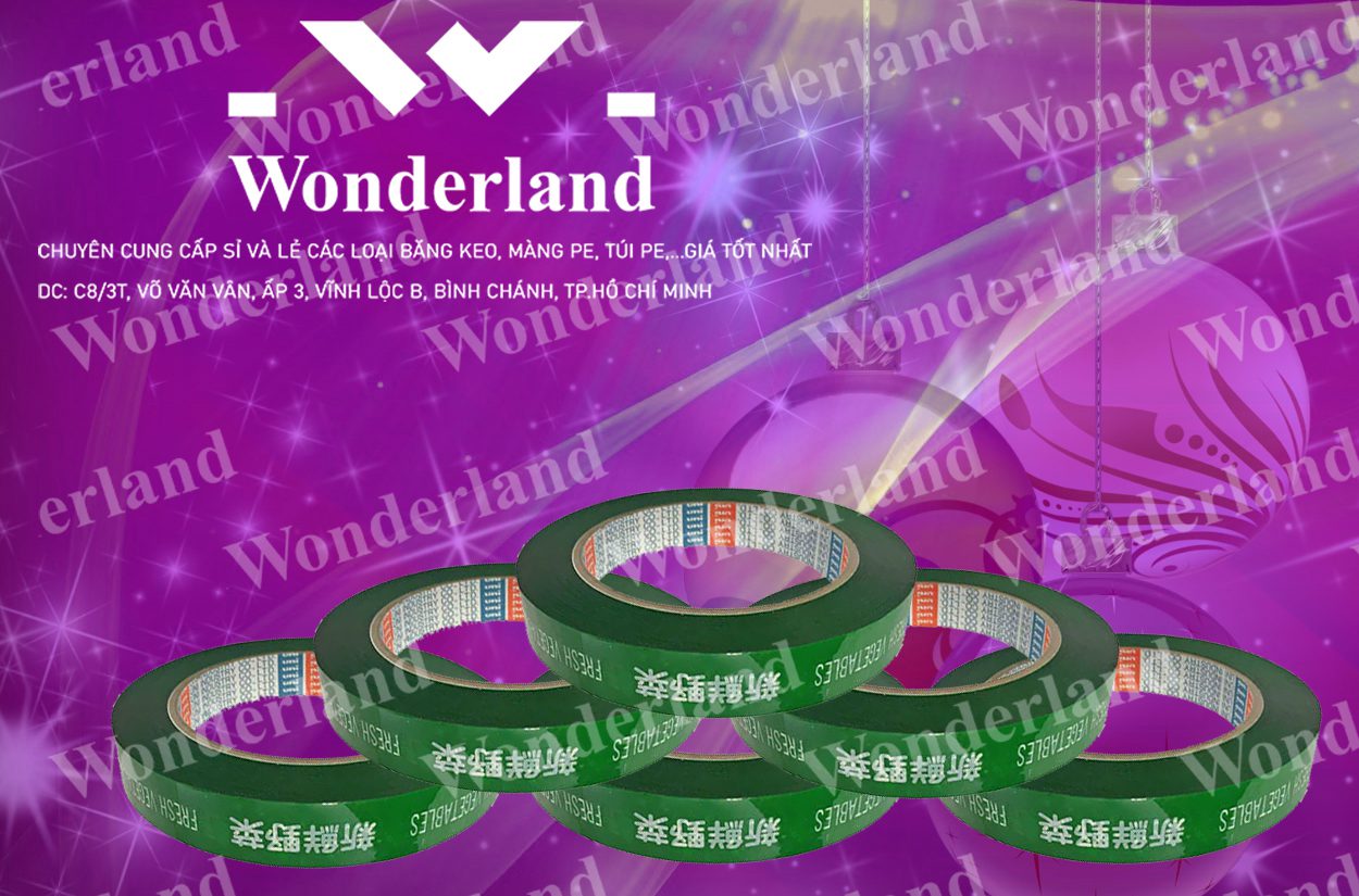 BĂNG KEO IN SIZE 11MM WONDERLAND GIÁ SỈ TỐT NHẤT