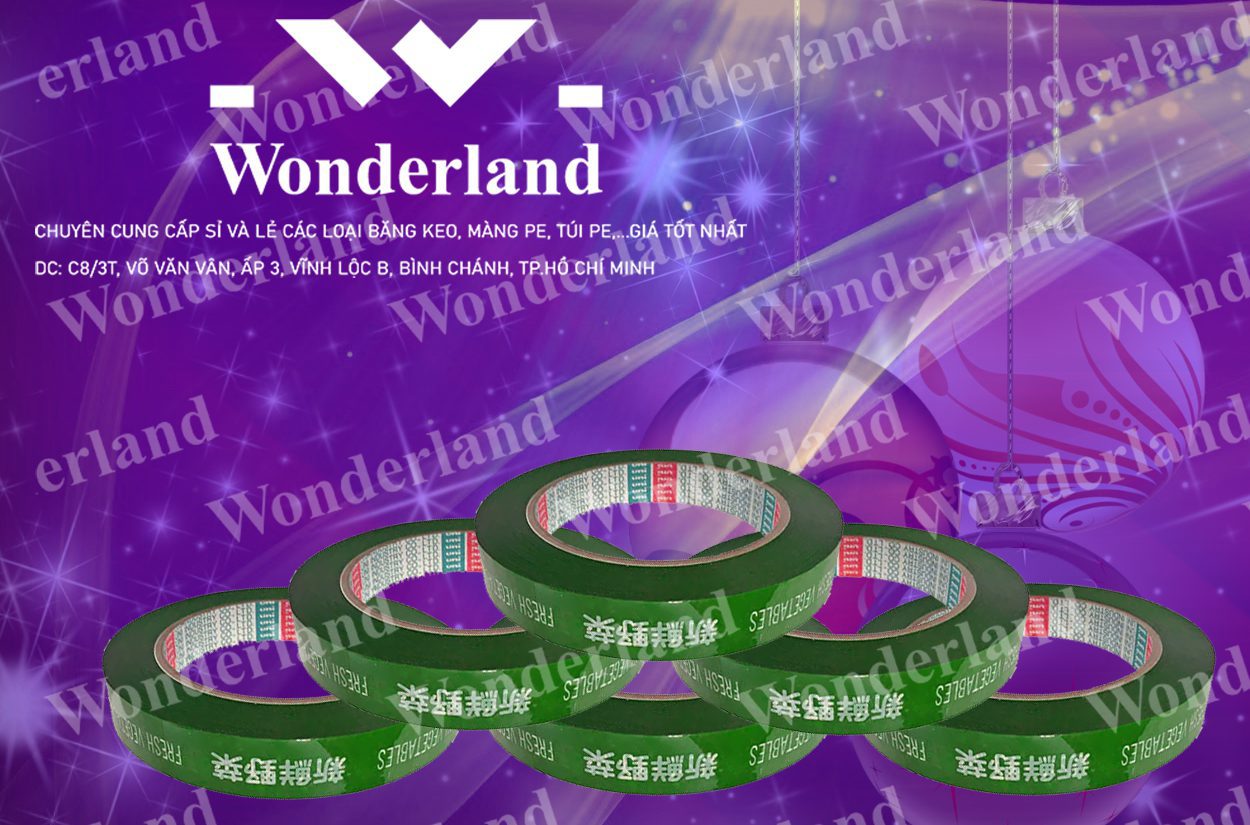 BĂNG KEO IN SIZE 11MM WONDERLAND GIÁ TỐT NHẤT
