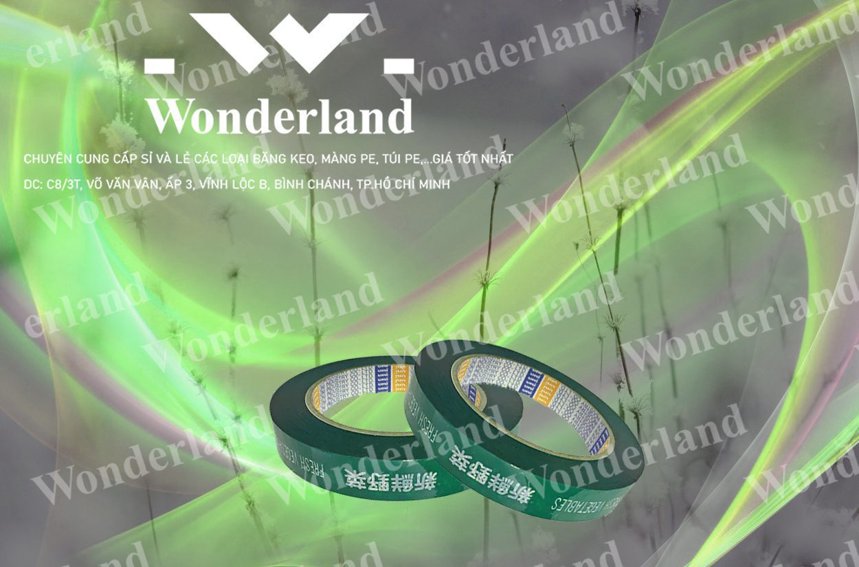 BĂNG KEO IN SIZE 13MM WONDERLAND CHẤT LƯỢNG TỐT NHẤT