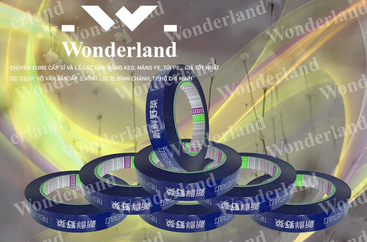 BĂNG KEO IN SIZE 13MM WONDERLAND GIÁ CẠNH TRANH NHẤT