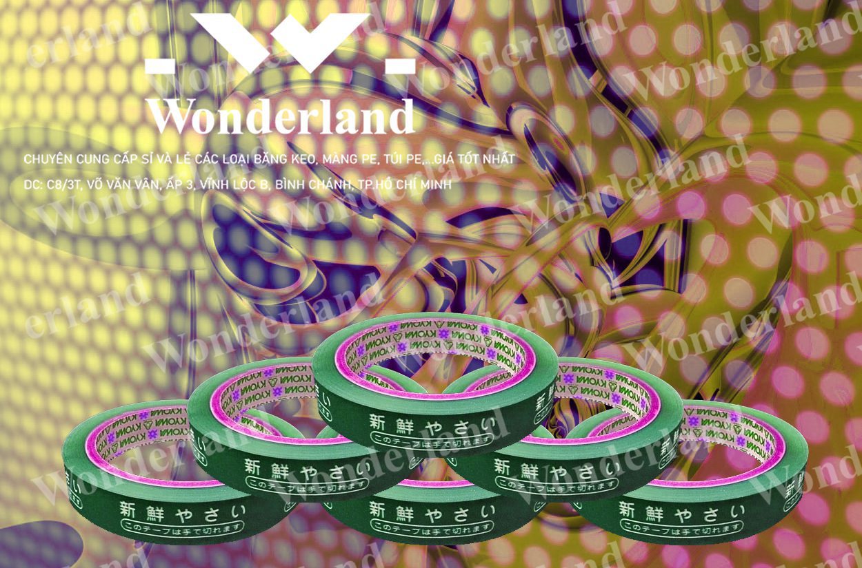 BĂNG KEO IN SIZE 13MM WONDERLAND GIÁ RẺ NHẤT