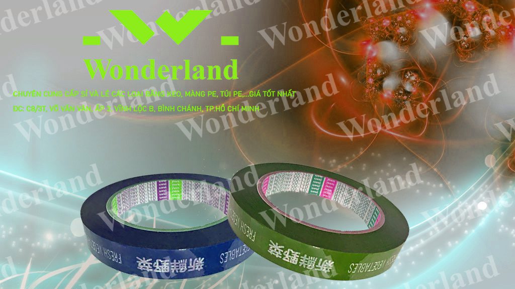 BĂNG KEO IN SIZE 14MM WONDERLAND CHẤT LƯỢNG TỐT