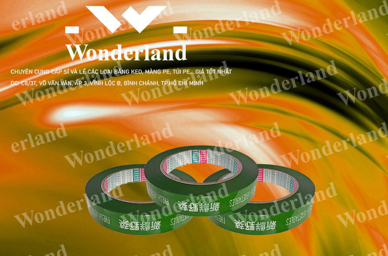 BĂNG KEO IN SIZE 15MM WONDERLAND CHẤT LƯỢNG TỐT NHẤT