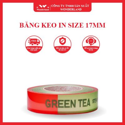 BĂNG KEO IN SIZE 17MM WONDERLAND