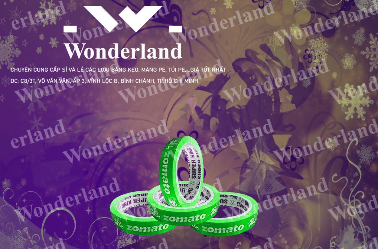 BĂNG KEO IN SIZE 17MM WONDERLAND GIÁ RẺ NHẤT