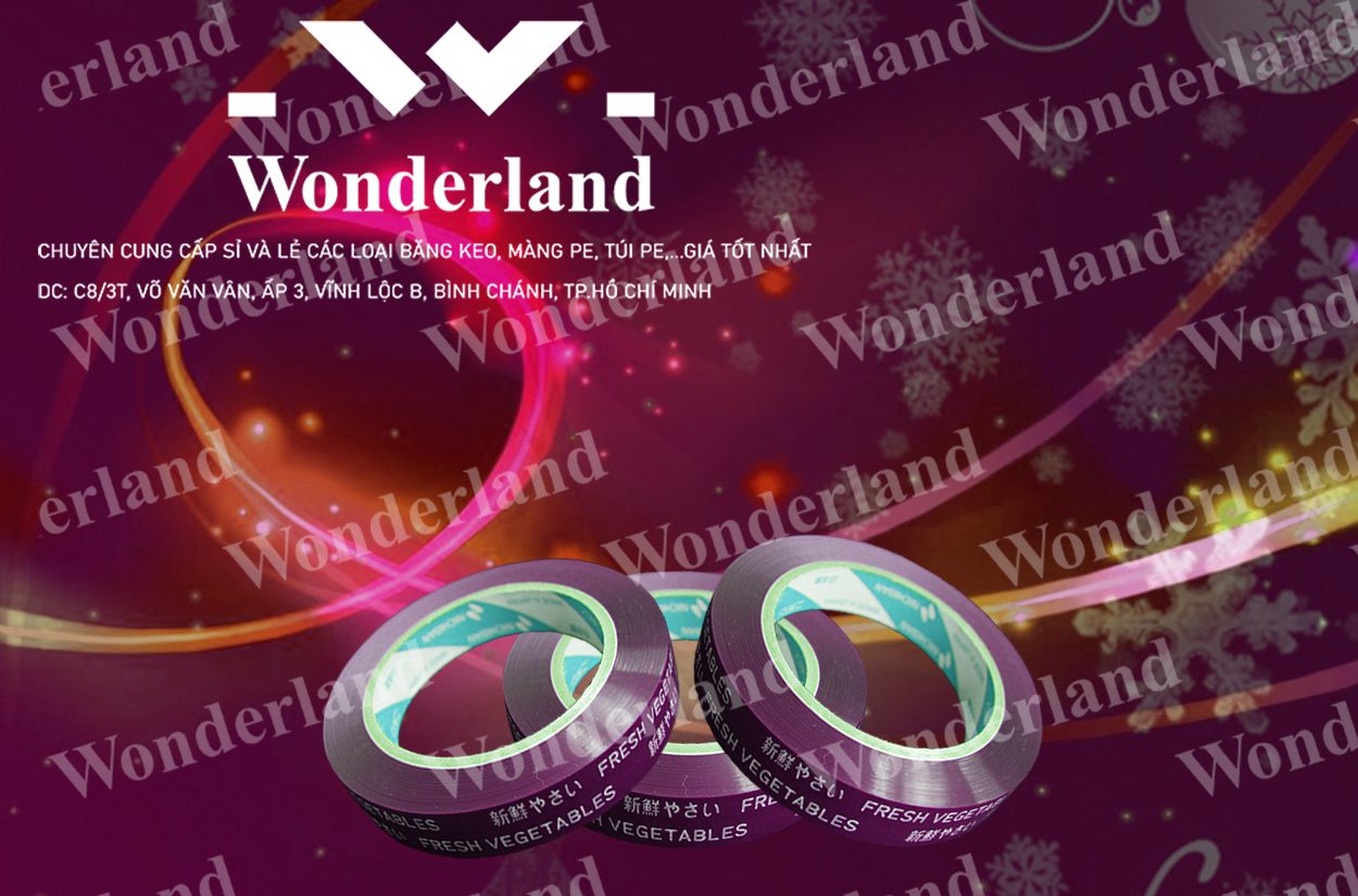 BĂNG KEO IN SIZE 19MM WONDERLAND GIÁ SỈ TỐT NHẤT