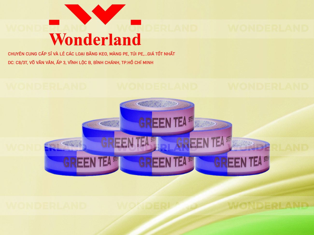 BĂNG KEO IN SIZE 21MM WONDERLAND GIÁ RẺ NHẤT