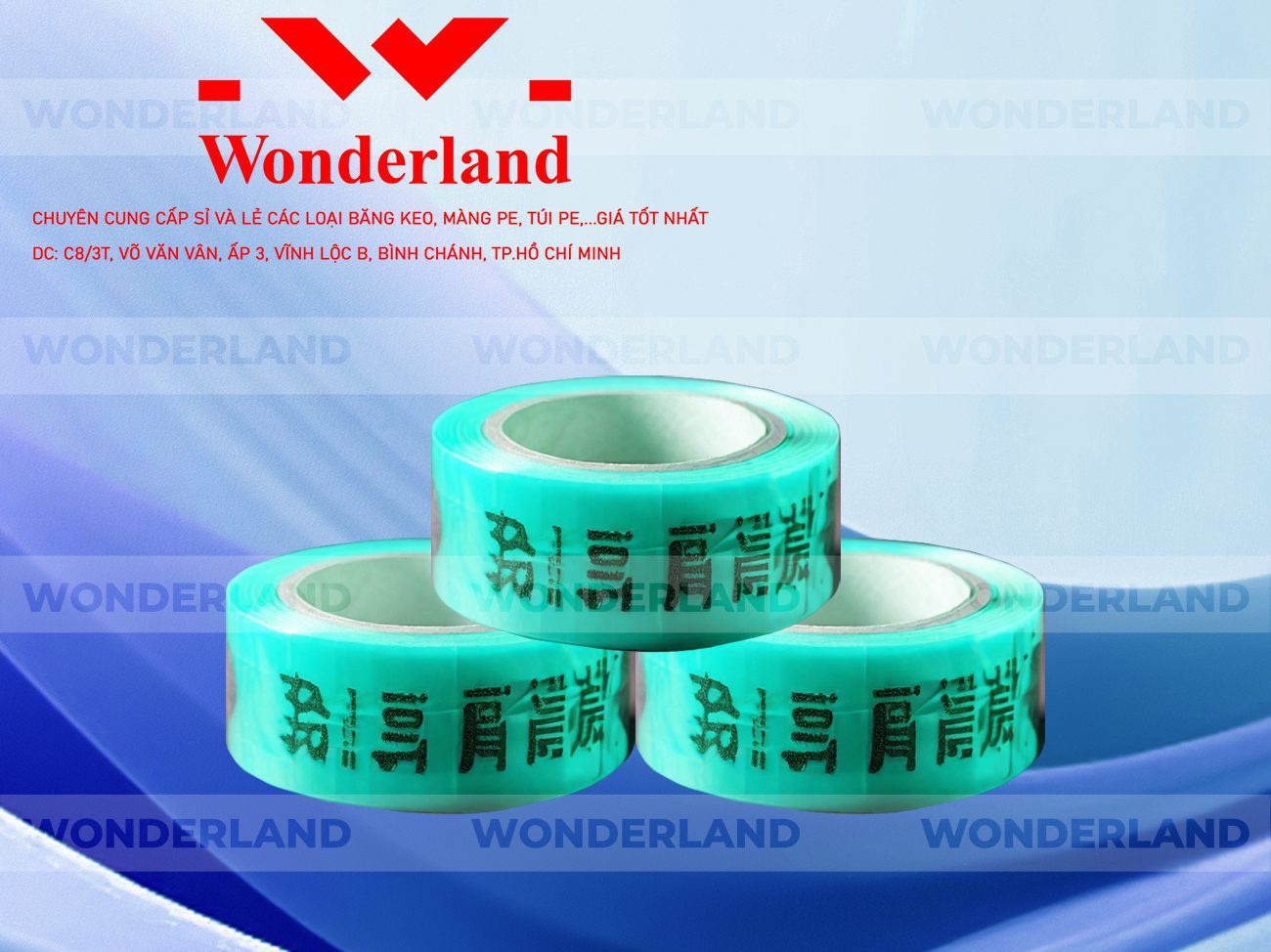 BĂNG KEO IN SIZE 27MM WONDERLAND GIÁ RẺ NHẤT