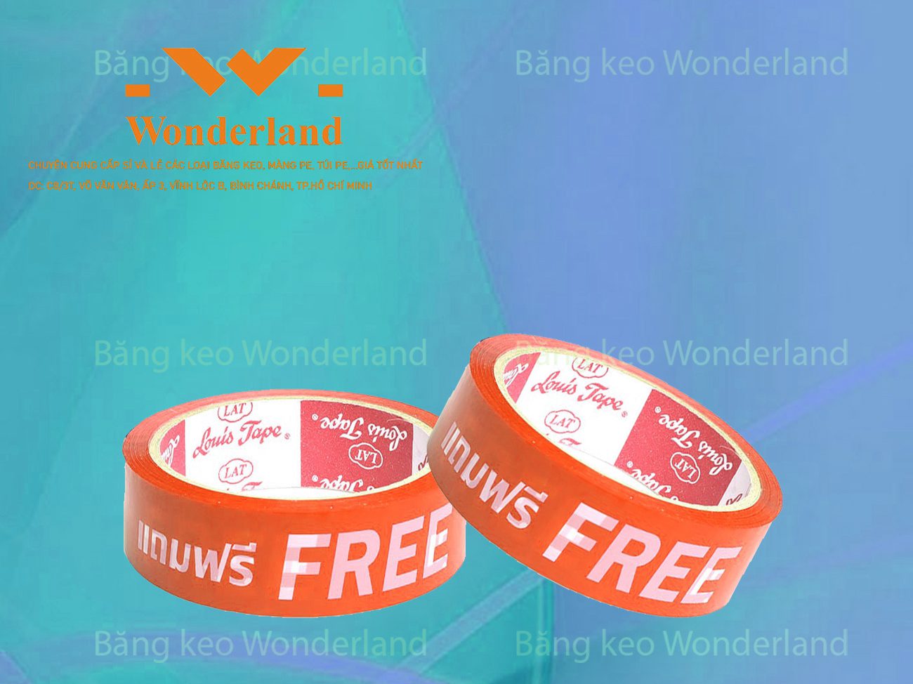 BĂNG KEO IN SIZE 29MM WONDERLAND CHẤT LƯỢNG CAO NHẤT