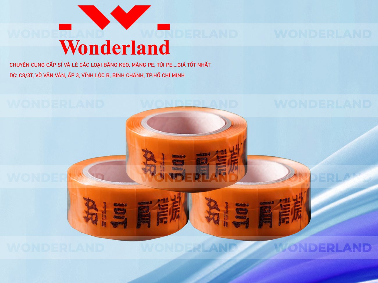 BĂNG KEO IN SIZE 29MM WONDERLAND GIÁ RẺ NHẤT