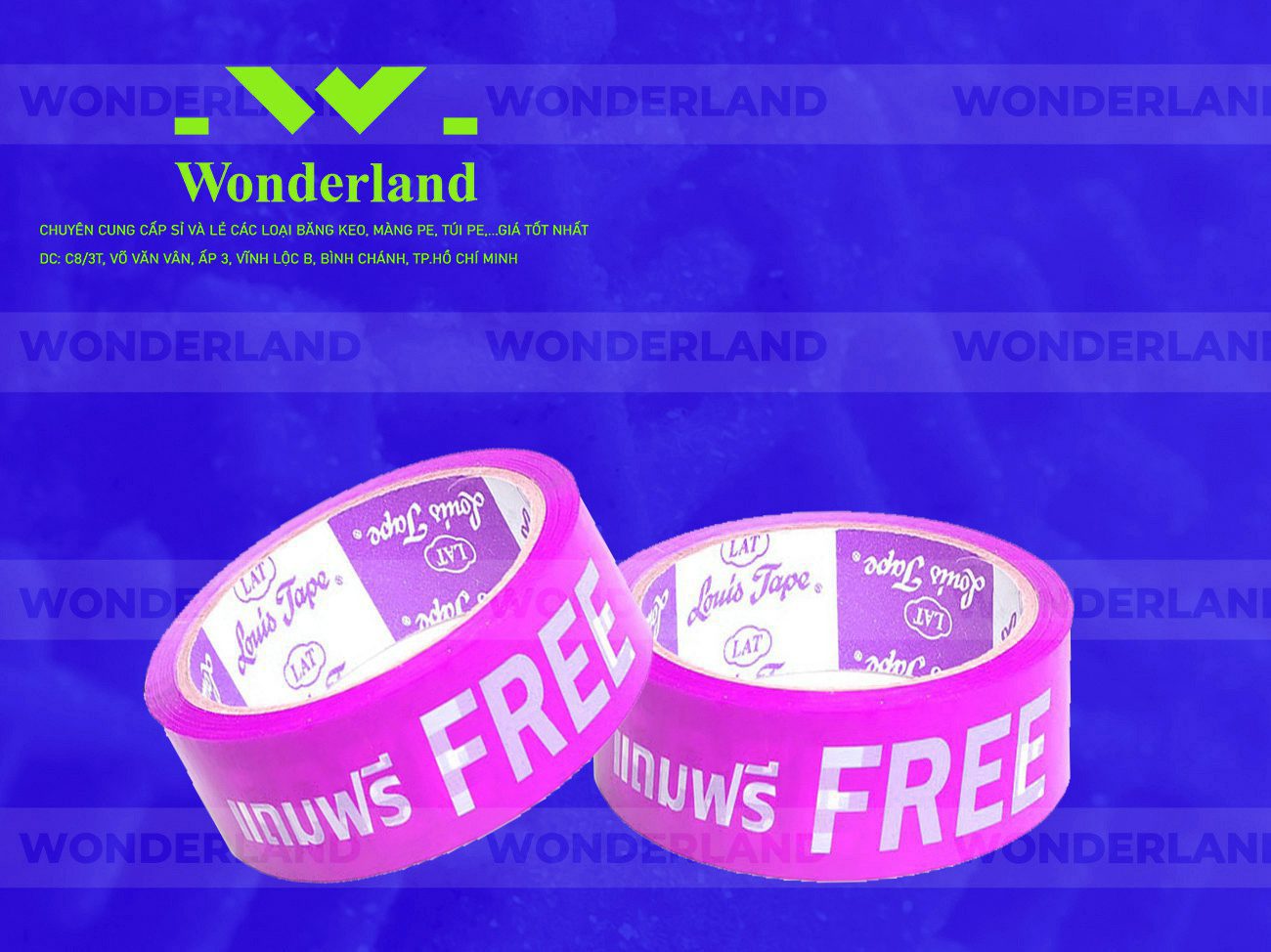 BĂNG KEO IN SIZE 31MM WONDERLAND CHẤT LƯỢNG TỐT NHẤT