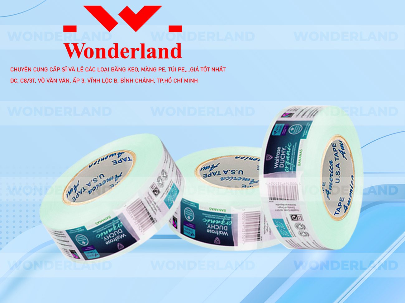 BĂNG KEO IN SIZE 31MM WONDERLAND GIÁ RẺ NHẤT