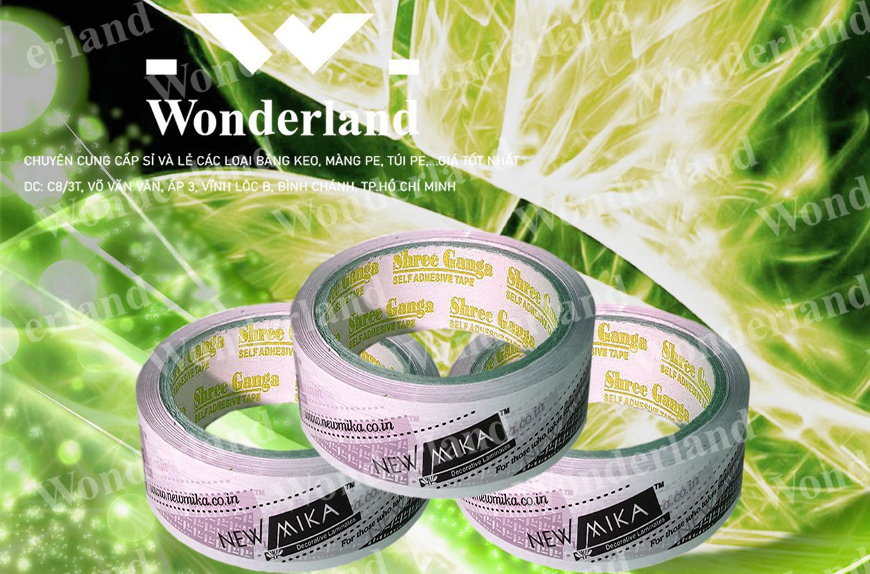BĂNG KEO IN SIZE 38MM WONDERLAND GIÁ TỐT