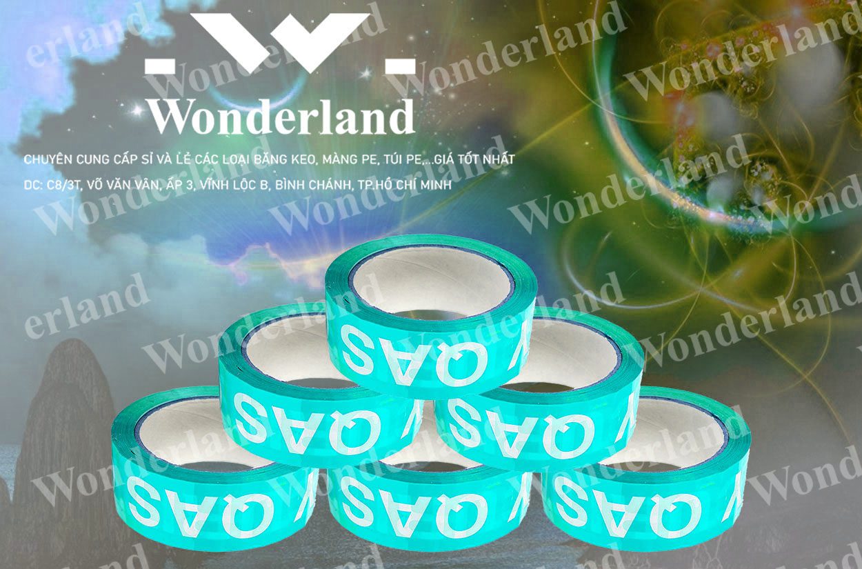 BĂNG KEO IN SIZE 45MM WONDERLAND GIÁ SỈ TỐT NHẤT
