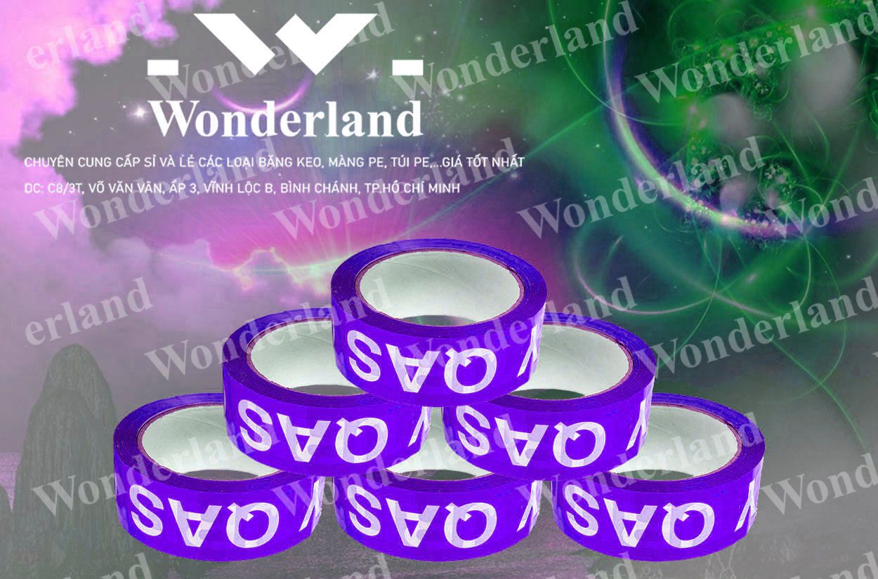 BĂNG KEO IN SIZE 45MM WONDERLAND GIÁ TỐT