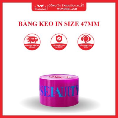 BĂNG KEO IN SIZE 47MM WONDERLAND