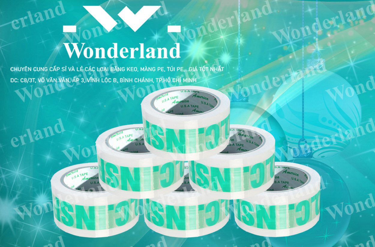 BĂNG KEO IN SIZE 47MM WONDERLAND GIÁ TỐT