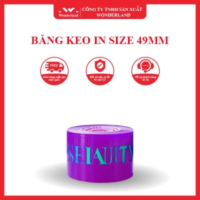 BĂNG KEO IN SIZE 49MM WONDERLAND