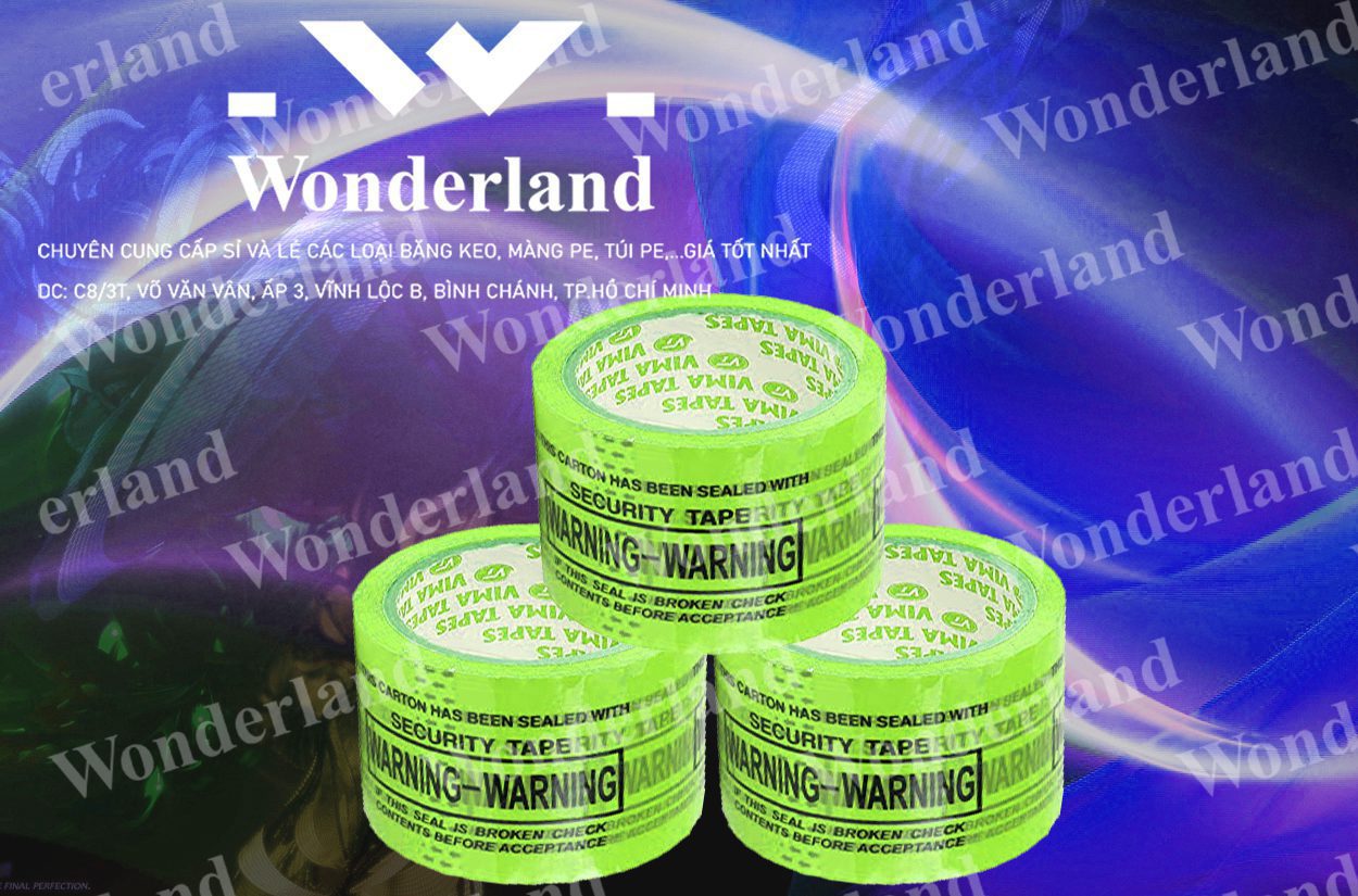 BĂNG KEO IN SIZE 58MM WONDERLAND GIÁ CẠNH TRANH NHẤT