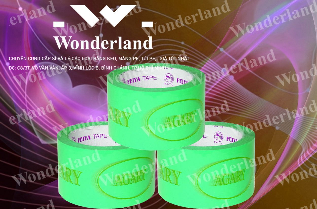 BĂNG KEO IN SIZE 60MM WONDERLAND GIÁ TỐT