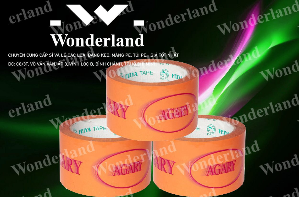 BĂNG KEO IN SIZE 62MM WONDERLAND GIÁ TỐT