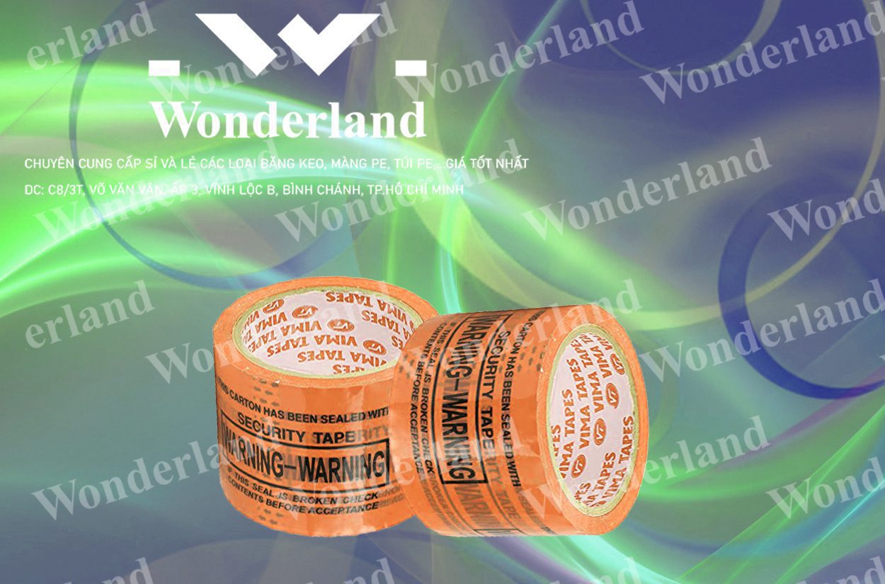 BĂNG KEO IN SIZE 72MM WONDERLAND CHẤT LƯỢNG TỐT