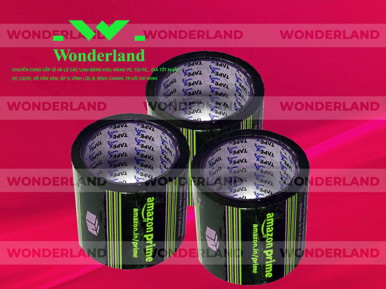BĂNG KEO IN SIZE 79MM WONDERLAND GIÁ TỐT