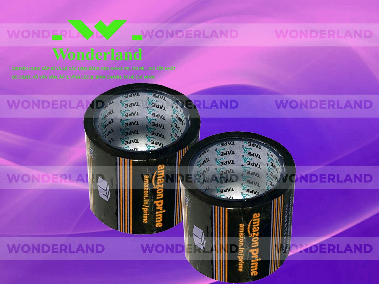 BĂNG KEO IN SIZE 81MM WONDERLAND CHẤT LƯỢNG TỐT NHẤT