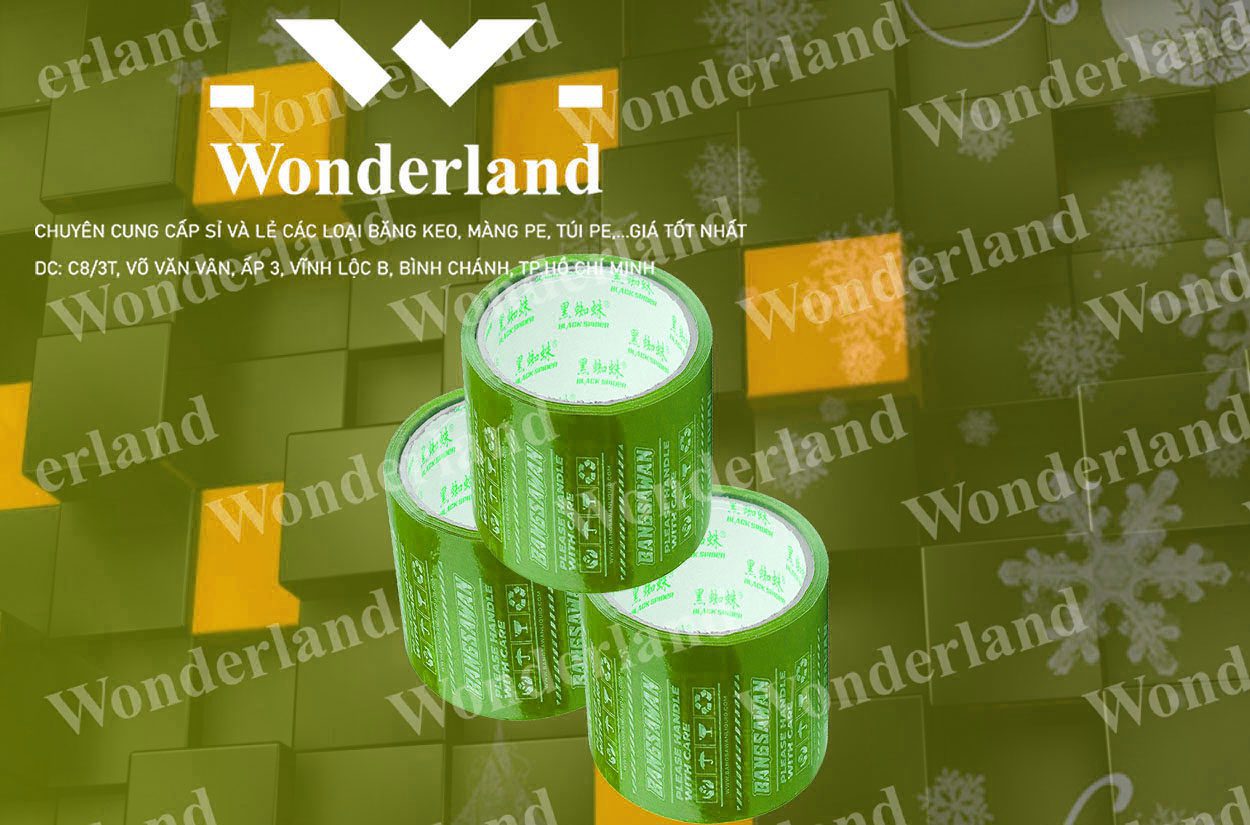 BĂNG KEO IN SIZE 82MM WONDERLAND GIÁ CẠNH TRANH NHẤT